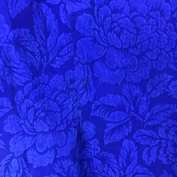 Spenser Jeremy Blue Floral Silk Dress - Picture 7 of 11